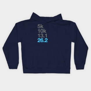 5k 10k 13.1 26.2 Marathoner Kids Hoodie